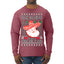 Feliz Navidad Puro Pinche Pari Funny Spanish Song Ugly Christmas Sweater Mens Long Sleeve Shirt