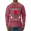 Merry Swishmas Basketball Sports Ugly Christmas Sweater Mens Long Sleeve Shirt