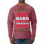 Die Hard is Not a Christmas Movie Classic, McClane Hans Nakatomi Plaza Xmas Party Holiday Movies Ugly Christmas Sweater Mens Long Sleeve Shirt