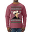 Ya Llegaron Las Nieves De Enero Chalino January Snow Ugly Christmas Sweater Mens Long Sleeve Shirt