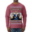 Doge F Around and Find Out Donald Trump Elon Vivek MAGA Ugly Christmas Sweater Mens Long Sleeve Shirt
