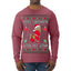 Merry Chrithmith Kith My Ath, Funny Butt Dancing, Viral Kiss My Ass Boxing Fight Meme, Men Women Ugly Christmas Sweater Mens Long Sleeve Shirt