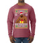 I Have A Big Package Meme Barry Wood Ugly Christmas Sweater Mens Long Sleeve Shirt