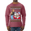 That Santa Mother F Isn't Real Ugly Christmas Sweater Mens Long Sleeve Shirt