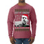 Hunter Let It Snow Biden Ugly Christmas Sweater Mens Long Sleeve Shirt