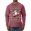 Always Shooting For The Naughty List Ugly Christmas Sweater Mens Long Sleeve Shirt