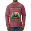 Let's Get Lit Clark Vacation Ugly Christmas Sweater Mens Long Sleeve Shirt