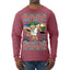 Merry Christmas Shitter's Full Ugly Christmas Sweater Mens Long Sleeve Shirt