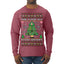 The Four Elf Food Groups Candy Canes Syrup Funny Ugly Christmas Sweater Mens Long Sleeve Shirt