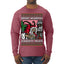 Merry Krampus Naughty Brats | Funny Ugly Christmas Sweater Mens Long Sleeve Shirt