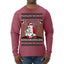 Santa Claus In My Christmas Era Xmas Ugly Christmas Sweater Mens Long Sleeve Shirt
