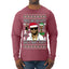 There Ain't No Party Like a Diddy Party Viral Music Meme Ugly Christmas Sweater Mens Long Sleeve Shirt