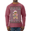 Out Here Looking Like a Snack Cute Xmas Cookie Ugly Christmas Sweater Mens Long Sleeve Shirt