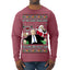 Put the Cookies Down Make America Healthy Again RFK Ugly Christmas Sweater Mens Long Sleeve Shirt