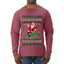 Sleigh My Name Sleigh My Name, Pop Singers, Song Lyrics Pun, Santa Sleigh, Ugly Christmas Sweater Mens Long Sleeve Shirt