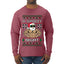 O Swoley Night, Exercise and Fitness Enthusiast, Ugly Christmas Sweater Mens Long Sleeve Shirt