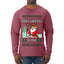 Merry Christmas Y'all Christmas Sweater, Ugly Christmas Sweater Mens Long Sleeve Shirt