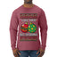 Big and Bobbing, Funny Ugly Christmas Sweater Unisex Mens Long Sleeve Shirt