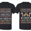 Spreading Christmas Cheer Sweater Girlfriend Boyfriend Gift His and Hers Matching Ugly Christmas Couple T-Shirt