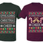 Spreading Christmas Cheer Sweater Girlfriend Boyfriend Gift His and Hers Matching Ugly Christmas Couple T-Shirt