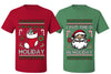 I Put The D In Holiday Sweater Girlfriend Boyfriend Gift His and Hers Matching Ugly Christmas Couple T-Shirt