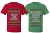 I'm Trying to Feel Merry and Bright Sweater Girlfriend Boyfriend Gift His and Hers Matching Ugly Christmas Couple T-Shirt