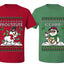 Frostitute Ice Pimp Snowmen Sweater Girlfriend Boyfriend Gift His and Hers Matching Ugly Christmas Couple T-Shirt