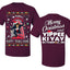 Nakatomi Plaza Happy Trails Hans Ugly Christmas Front and Back Sweater Men's T-Shirt