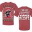 Nakatomi Plaza Happy Trails Hans Ugly Christmas Front and Back Sweater Men's T-Shirt