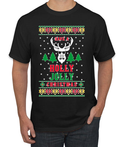 Have A Holly Jolly Christmas Ugly Christmas Sweater Men's Graphic T-Shirt