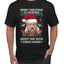 Merry Christmas to Everyone Except Carole Baskin Ugly Christmas Sweater Men's Graphic T-Shirt