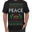 Peace Ugly Christmas Sweater Men's T-Shirt