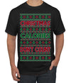 Christmas Calories Don't Count Funny Family Holidays Ugly Christmas Sweater Men's T-Shirt