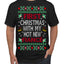 First Christmas With My Hot New Fiance Classic Newlywed Ugly Christmas Sweater Men's T-Shirt