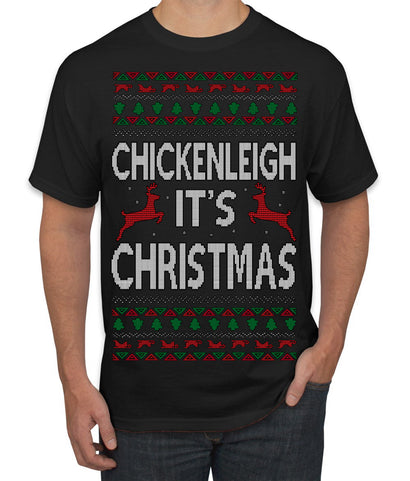 Chickenleigh It's Christmas Funny Viral Trending Meme Ugly Christmas Sweater Men's T-Shirt