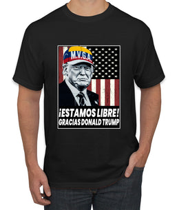 Estamos Libre, Gracias Donald Trump Make Venezuela Great Again Sweater, Unisex Men's T-Shirt