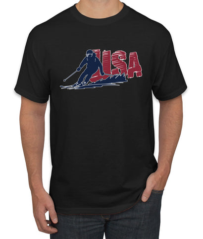 USA Winter Team Sports Fan Collection | USA Skier Sweater, Unisex Men's T-Shirt