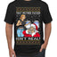 That Santa Mother F Isn't Real Ugly Christmas Sweater Men's T-Shirt