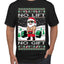 No Lift No Gift Fitness Workout Santa Ugly Christmas Sweater Men's T-Shirt