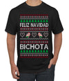 Feliz Navidad Bichota Ugly Christmas Sweater Men's T-Shirt