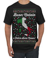 Buon Natale e Felice Anno Nuovo! Merry Christmas and Happy New Year Ugly Christmas Sweater Men's T-Shirt