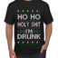 Ho Ho I'm Drunk, Funny Humor Christmas Unisex Sweater, Ugly Christmas Sweater Men's T-Shirt