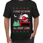 I Could Go Down All Night Long, Ugly Christmas Sweater Men's T-Shirt