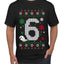 Christmas 6 Meme, Ugly Christmas Sweater Unisex Men's T-Shirt