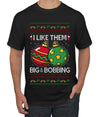 Big and Bobbing, Funny Ugly Christmas Sweater Unisex Men's T-Shirt