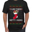 Hefty And Hung Christmas Sweater, Funny  Ugly Christmas Sweater Men's T-Shirt