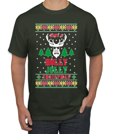 Have A Holly Jolly Christmas Ugly Christmas Sweater Men's Graphic T-Shirt
