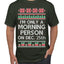 I'm Only A Morning Person on December 25th Ugly Christmas Sweater Men's T-Shirt