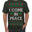 I Come in Peace Ugly Christmas Sweater Men's T-Shirt