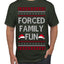 Forced Family Fun, Xmas Holiday Funny Ugly Christmas Sweater Men's T-Shirt